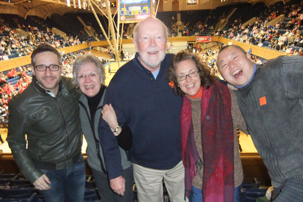 nico, mom, dad, me, yang qian